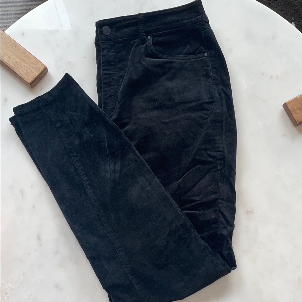 Black Velvet Pants